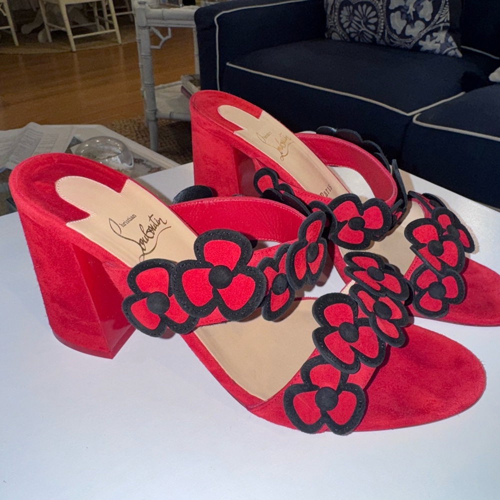 Christian Louboutin New Suede Heels